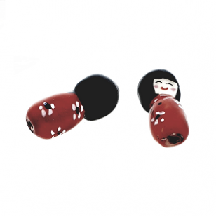 Kraal Ceramic Girl 14x30mm