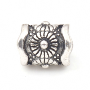 Kralen Metaal 8x6mm 10x
