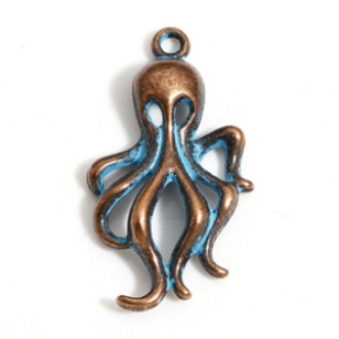 Bedel Patina Blue Octopus