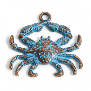 Bedel Krab Patina blue