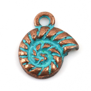 Bedel Conch Patina Blue