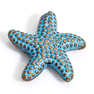 Kraal Patina Blue Zeester 14mm