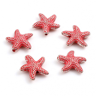 Kraal Zeester Rood 14mm
