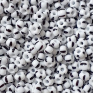 rocailles 4mm zwart wit