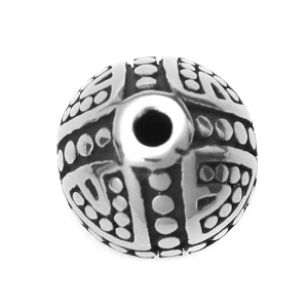 Kraal Rvs Cross 10x9mm