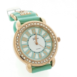 Horloge Geneva Mintgroen