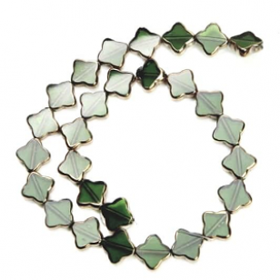 Glas Kraal Klaver 4 Groen