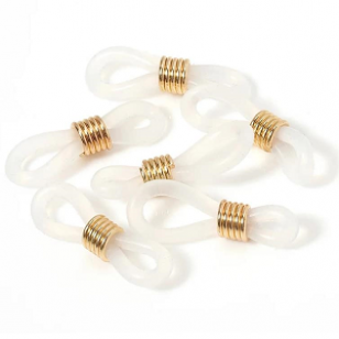 Bril Siliconen Ringetje Goud