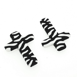 Kraal Acryl Kruis Zebra
