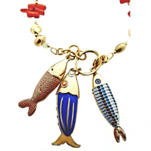 Ketting met Vissen Handmade