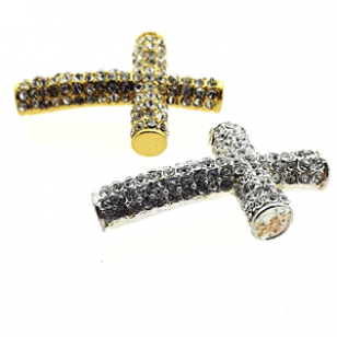 Kraal Tussenstuk Kruis Zirkonia