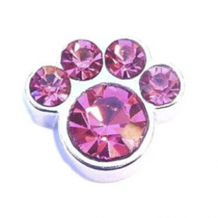 Floating Charm Hondenpoot Roze