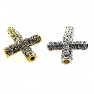 Kraal Tussenstuk Kruis Zirkonia
