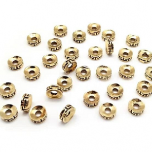 Kraal  Goud 8mm Grieks 20x