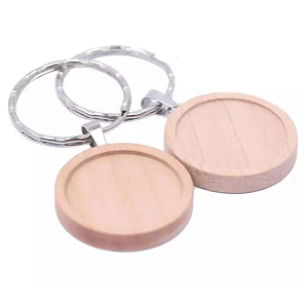 Sleutelhanger Hout 25mm