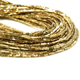 Kralen Hematiet Gold 2mm