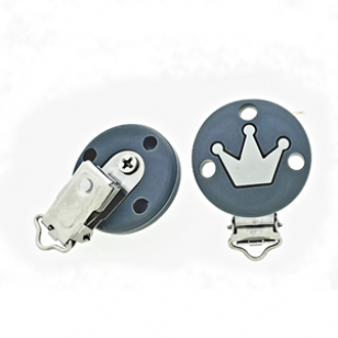 Speenkoord Clip Hotpink Kroon