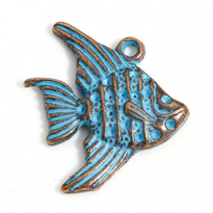 Bedel Patina Blue Koper Vis