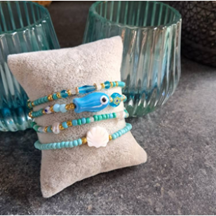 Armbanden Set Vis 4 stuks