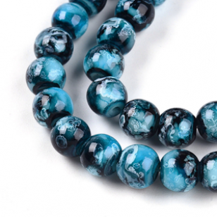 Glas Kralen 4mm Blauw 200x