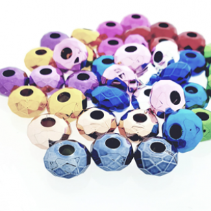 Kraal Acryl Facet Metallic 14mm