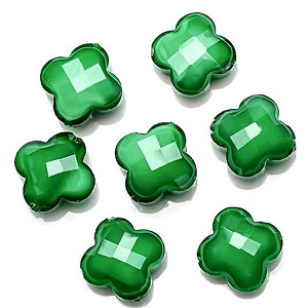 Kraal Facet Klaver4 Groen