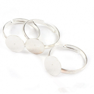 Ring voor Plaksteen 18mm