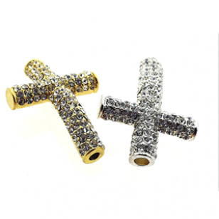 Kraal Tussenstuk Kruis Zirkonia