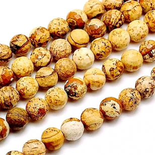 Kralen Picture Jasper 4mm Mat