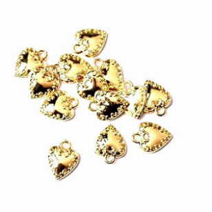 Bedel Hart 9x12mm Goud