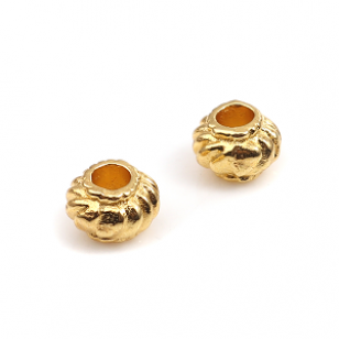 Kraal Goud 6mm-2.5mm