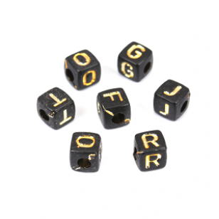 Letter Kralen 5x5mm 500x