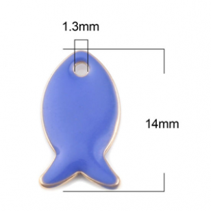 Bedel Emaille Vis RoyalBlue