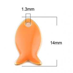 Bedel Emaille Vis Coral