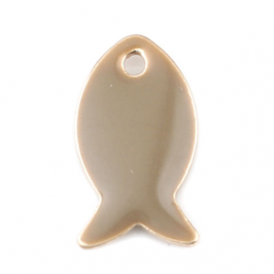 Bedel Emaille Vis Taupe