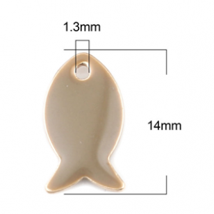 Bedel Emaille Vis Taupe