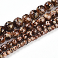 Glas Kralen Coconut 6mm