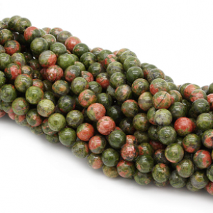 Kralen Unakite Groen 8mm