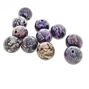 Kraal Leopard Jasper Paars 12mm