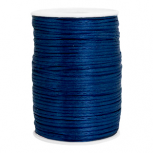 Satijn Koord Dark Blue 1.5mm