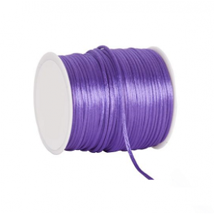 Satijn-Koord 1.5mm Paars pmtr