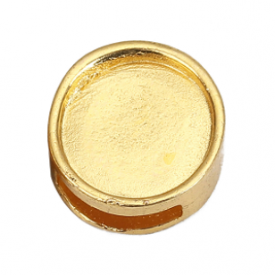Schuiver Cabochon Goud 14mm