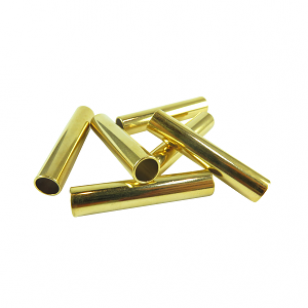 Kraal Tube 15x4mm Goud