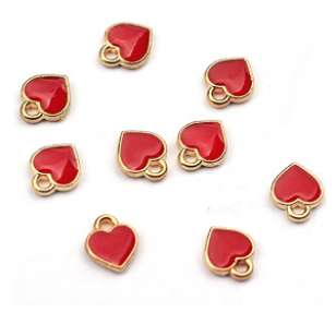 Bedel Hart  Rood 8x6mm