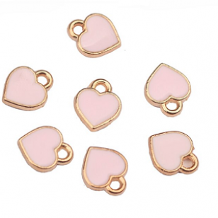 Bedel Hart Roze 8x6mm
