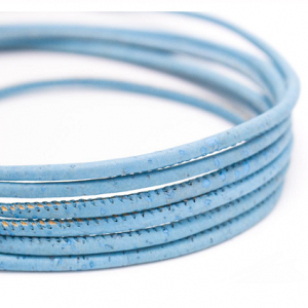 Kurk Turqouise 3mm 10cm