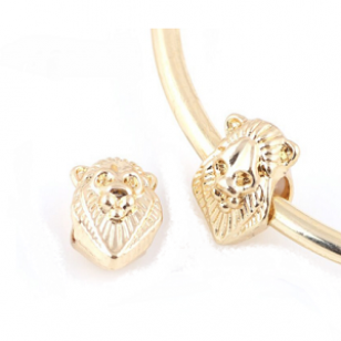 Kraal Goud Leeuw15x10mm