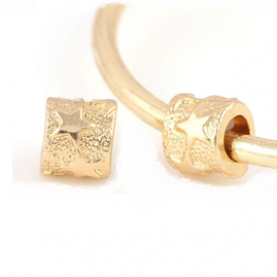Kraal Goud Ster 8x8mm
