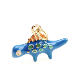 Bedel Emaille Brass Dinosaurus