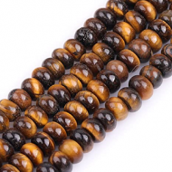 Kralen Tijgereye 6x4mm Rondelle